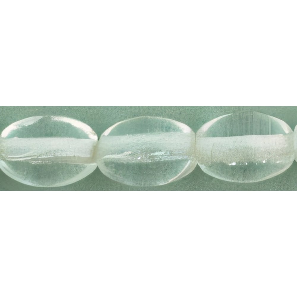 Czech Rice Beads 8 x 6mm Crystal (25pcs)