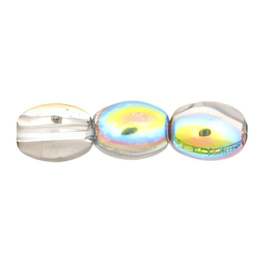 Czech Rice Beads 8 x 6mm Crystal - Vitral (25pcs)