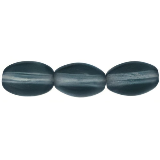 Czech Rice Beads 9/6mm Montana Blue (50pcs)