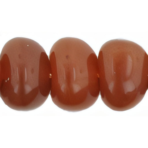 Czech Nuggets 8 x 6mm Brown Caramel (25pcs)