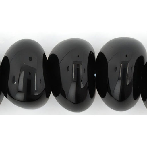 Czech Nuggets 8 x 6mm Jet (25pcs)