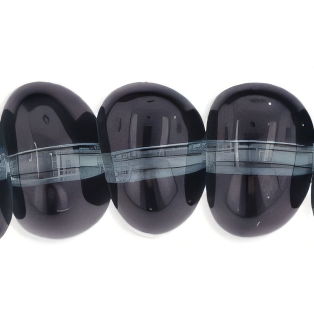 Czech Nuggets 8 x 6mm Montana Blue (25pcs)