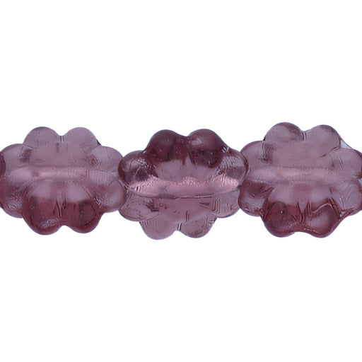 Czech Daisy Discs 9mm Med Amethyst (25pcs)