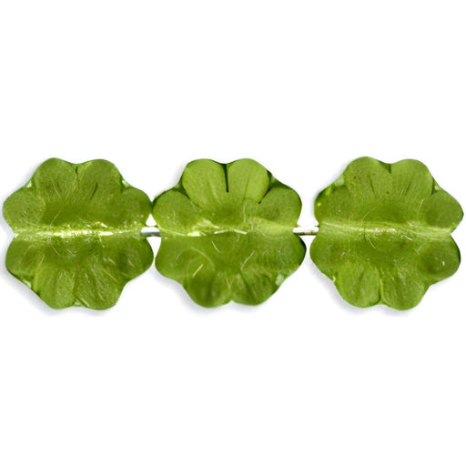 Czech Daisy Discs 9mm Olivine (25pcs)