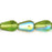 Czech Tear Drops - Vertical Hole 9 x 6mm Olivine (25pcs)