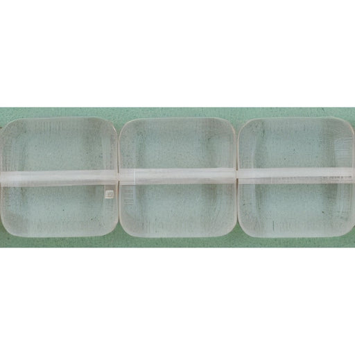 Czech Flat Squares 9mm Lt Rosaline (25pcs)