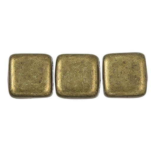 Czech CzechMates Tile Bead 6mm ColorTrends: Saturated Metallic Emperador (50pcs)
