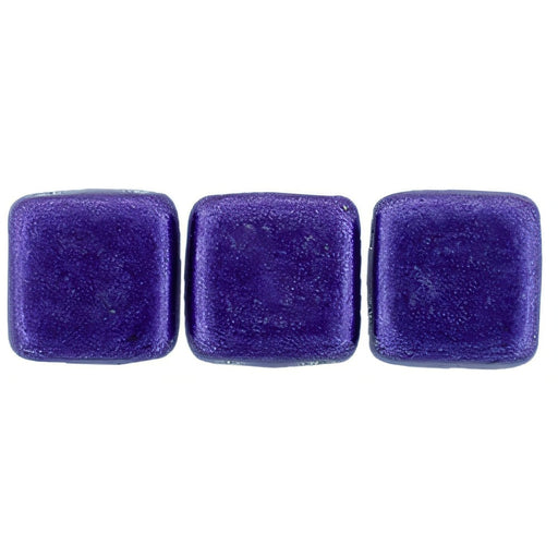 Czech CzechMates Tile Bead 6mm ColorTrends: Saturated Metallic Super Violet (50pcs)