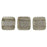 Czech CzechMates Tile Bead 6mm Halo - Ash (50pcs)