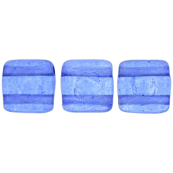 Czech CzechMates Tile Bead 6mm ColorTrends: Transparent Riverside (50pcs)