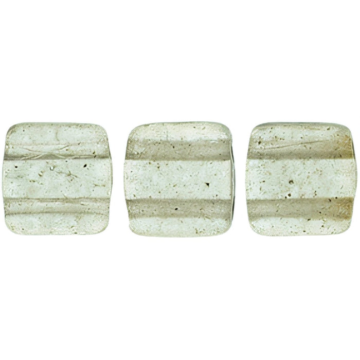 Czech CzechMates Tile Bead 6mm ColorTrends: Transparent Sharkskin (50pcs)