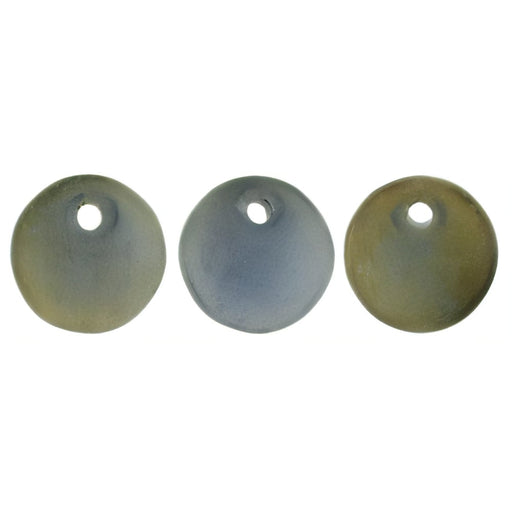 Czech Lentil 6mm Matte - Iris - Brown (50pcs)