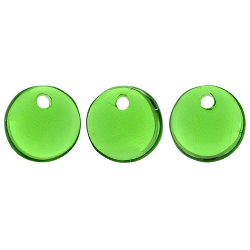 Czech Lentils 6mm Emerald (50pcs)