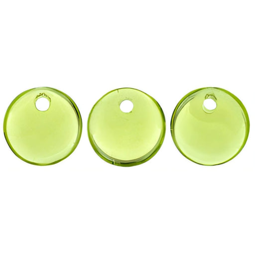 Czech Lentils 6mm Olivine (50pcs)