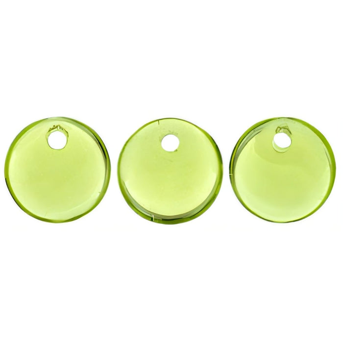 Czech Lentils 6mm Olivine (50pcs)