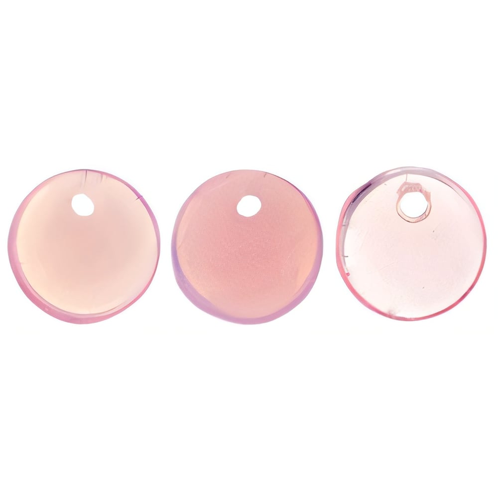 Czech Lentils 6mm Milky Pink (50pcs)