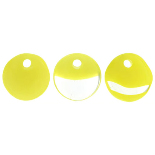 Czech Lentils 6mm Crystal/Lemon (50pcs)