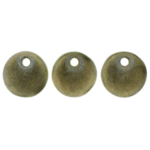 Czech Lentils 6mm Chrome - Antique Gold (50pcs)