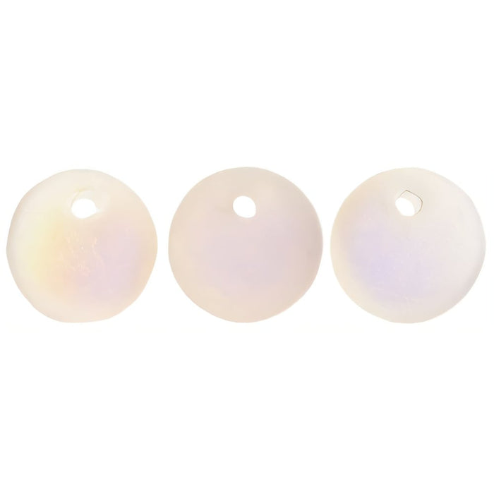 Czech Lentils 6mm Matte - Rosaline AB (50pcs)