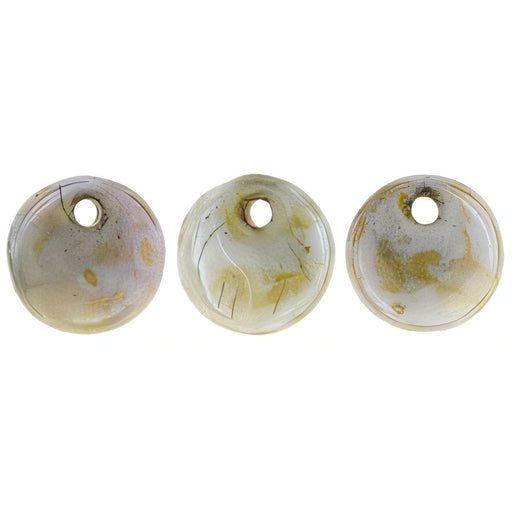 Czech Lentils 6mm Luster - Opaque Green (50pcs)