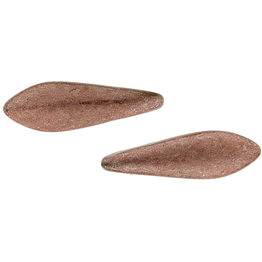 Czech CzechMates Two Hole Daggers 16 x 5mm ColorTrends: Saturated Metallic Butterum (50pcs)