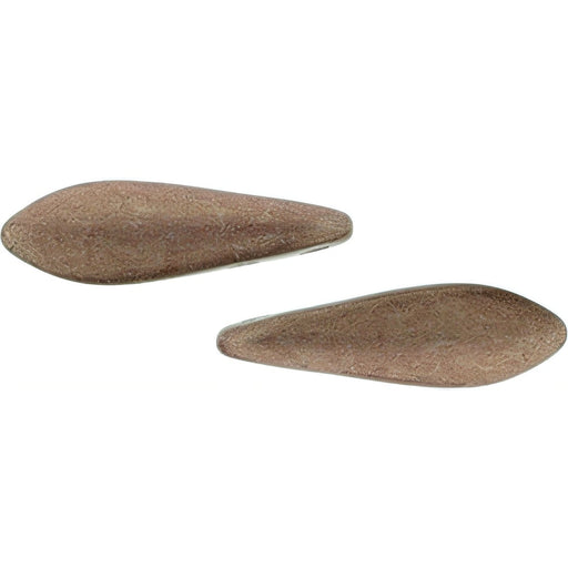 Czech CzechMates Two Hole Daggers 16 x 5mm ColorTrends: Saturated Metallic Autumn Maple (50pcs)