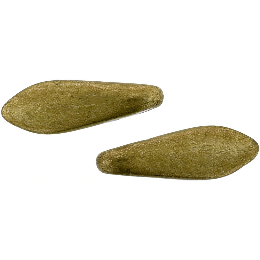 Czech CzechMates Two Hole Daggers 16 x 5mm ColorTrends: Saturated Metallic Emperador (50pcs)