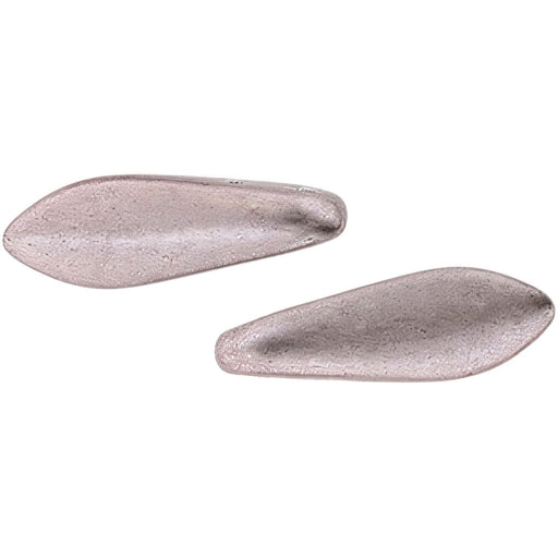 Czech CzechMates Two Hole Daggers 16 x 5mm ColorTrends: Saturated Metallic Almost Mauve (50pcs)
