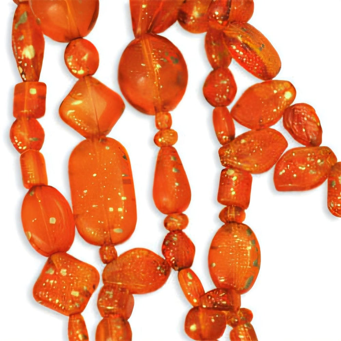 Czech Strung Pressed Bead Mixes Sunshine Dust Mix