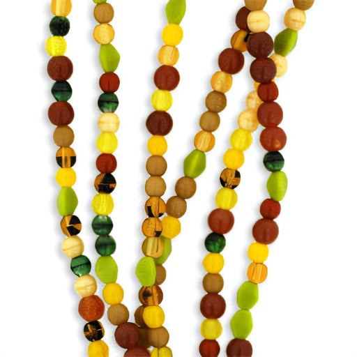 Czech Strung Pressed Bead Mixes Demeter Mix