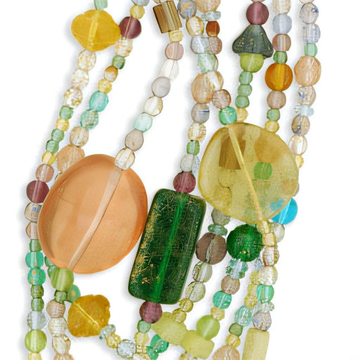 Czech Strung Pressed Bead Mixes Summer of Love Mix