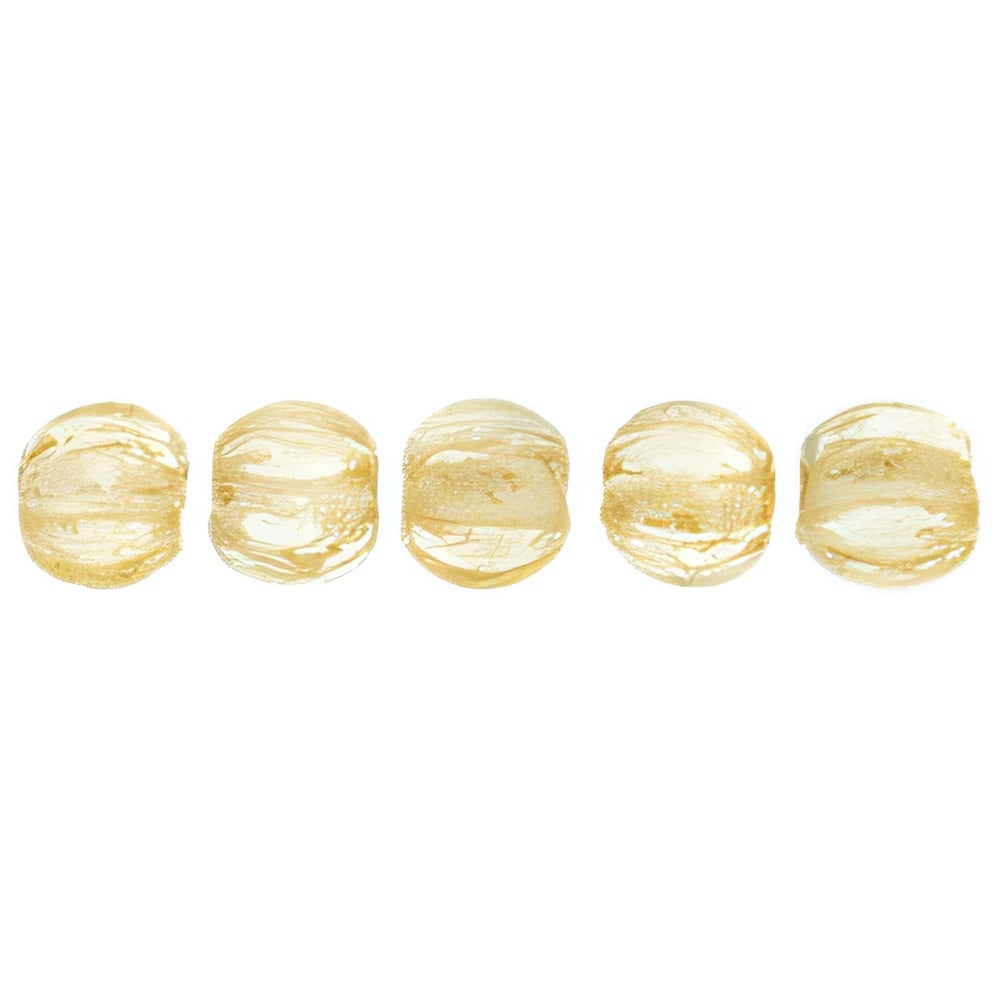 Czech Melon Round 3mm Luster - Transparent Champagne