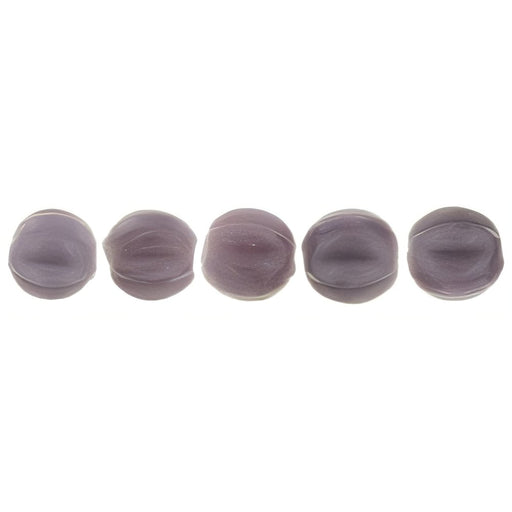 Czech Melon Round 3mm Opaque Purple
