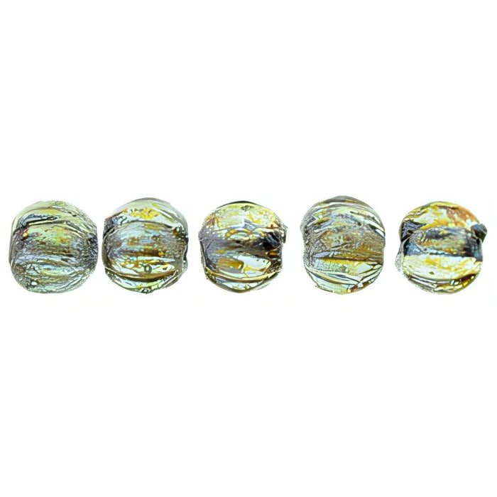 Czech Melon Round 3mm Luster - Transparent Green
