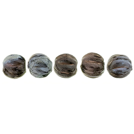 Czech Melon Round 3mm Luster - Metallic Amethyst
