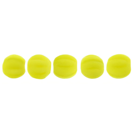 Czech Melon Round 3mm Matte - Chartreuse