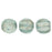 Czech Melon Round 5mm Halo - Heavens (50pcs)