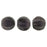 Czech Melon Round 5mm Metallic Suede - Dk Plum (50pcs)