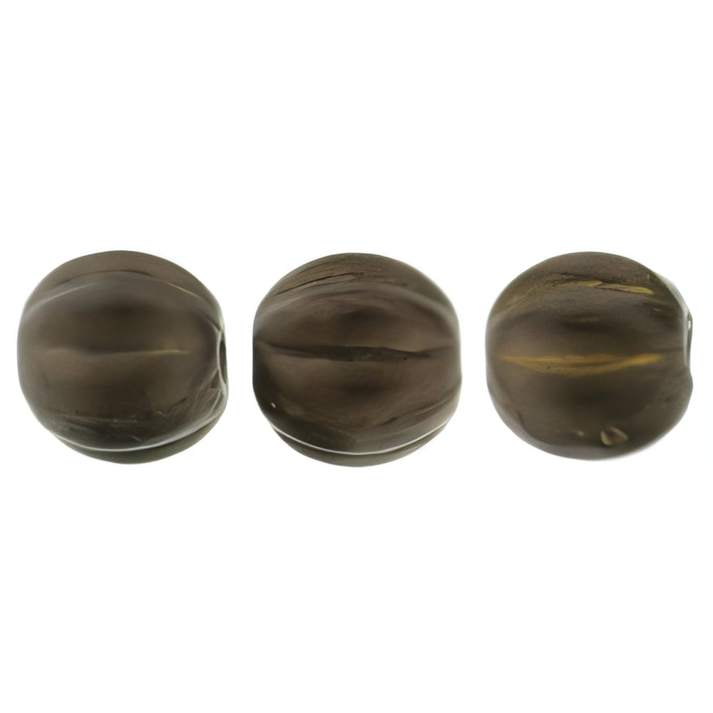 Czech Melon Round 5mm Matte - Dk Bronze (50pcs)