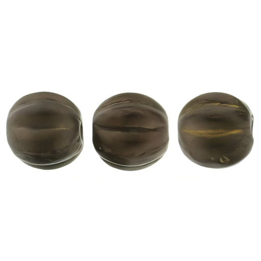 Czech Melon Round 5mm Matte - Dk Bronze (50pcs)