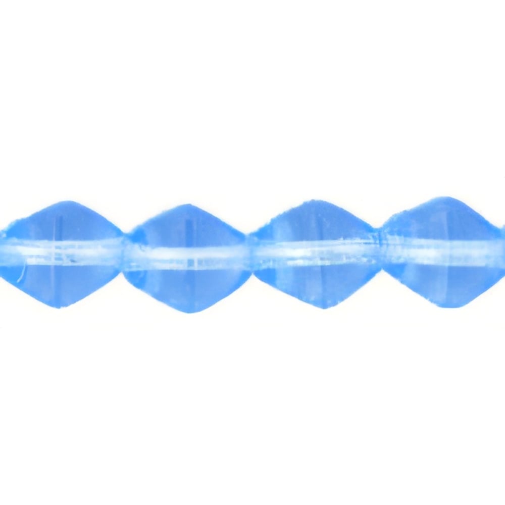 Czech Bicone 6 x 6mm Med Sapphire (50pcs)