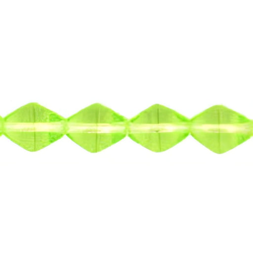Czech Bicone 6 x 6mm Lime Green (50pcs)