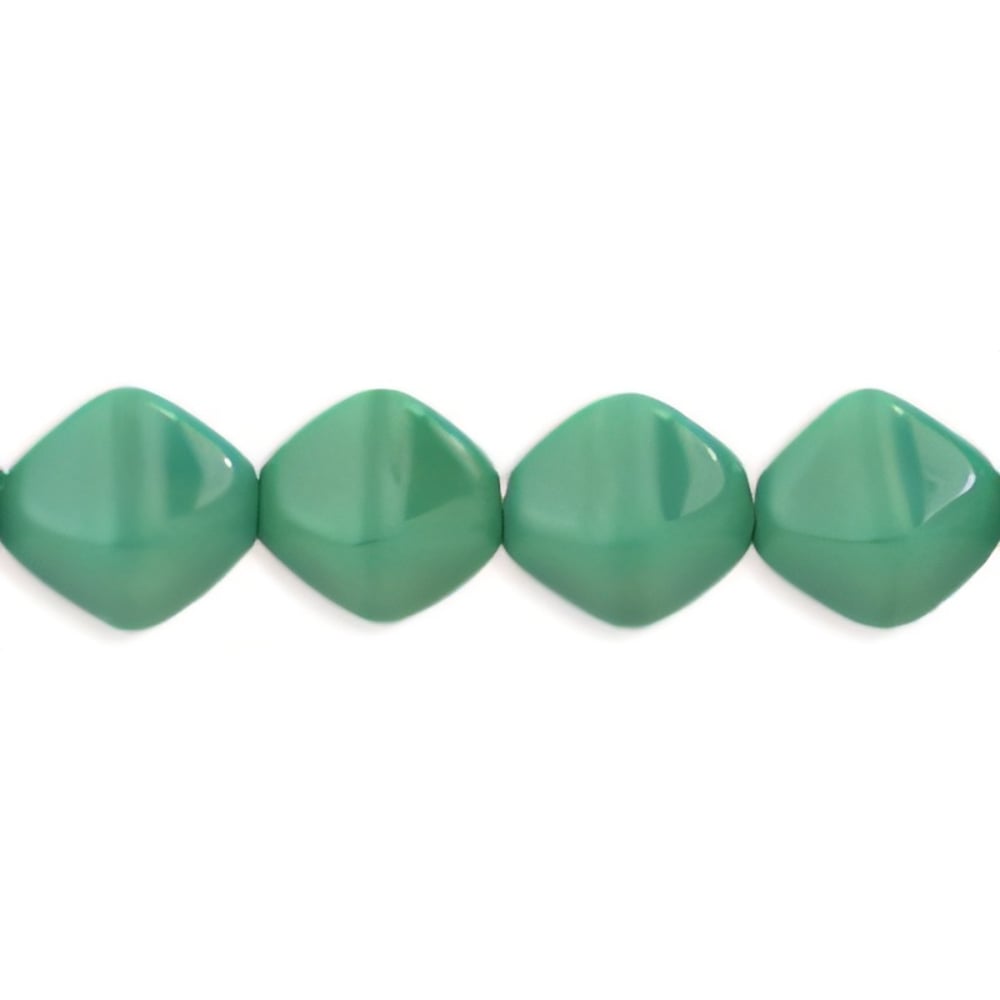 Czech Bicone 6 x 6mm Grass Green (50pcs)