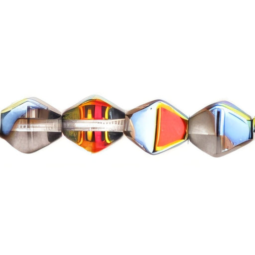 Czech Bicone 6 x 6mm Luster - Marea - Crystal (50pcs)