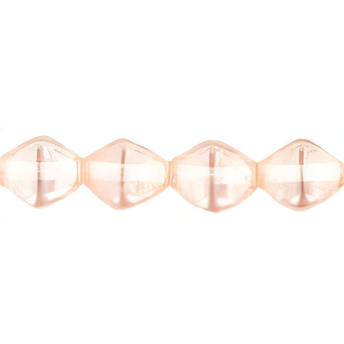 Czech Bicone 6 x 6mm Luster - Rosaline (50pcs)