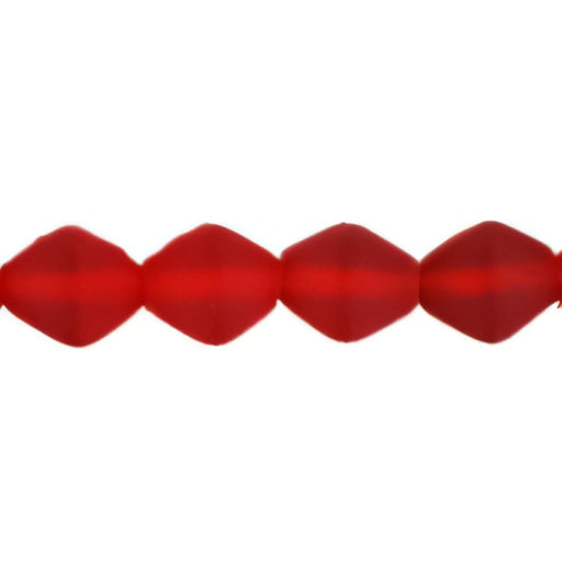 Czech Bicone 6/6mm Matte - Siam Ruby (50pcs)