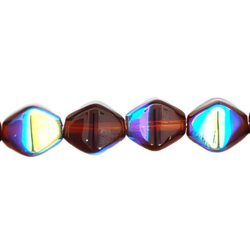 Czech Bicone 6/6mm Ruby AB (50pcs)