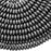Natural Black Lava 4mm Rondelle Bead Strand