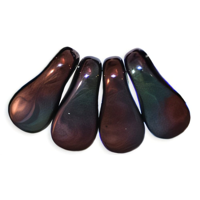 Czech Duck Bills 18 x 9mm Luster - Metallic Amethyst (25pcs)