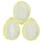 Czech Pear Shaped Drops 16 x 12mm Jonquil (25pcs)
